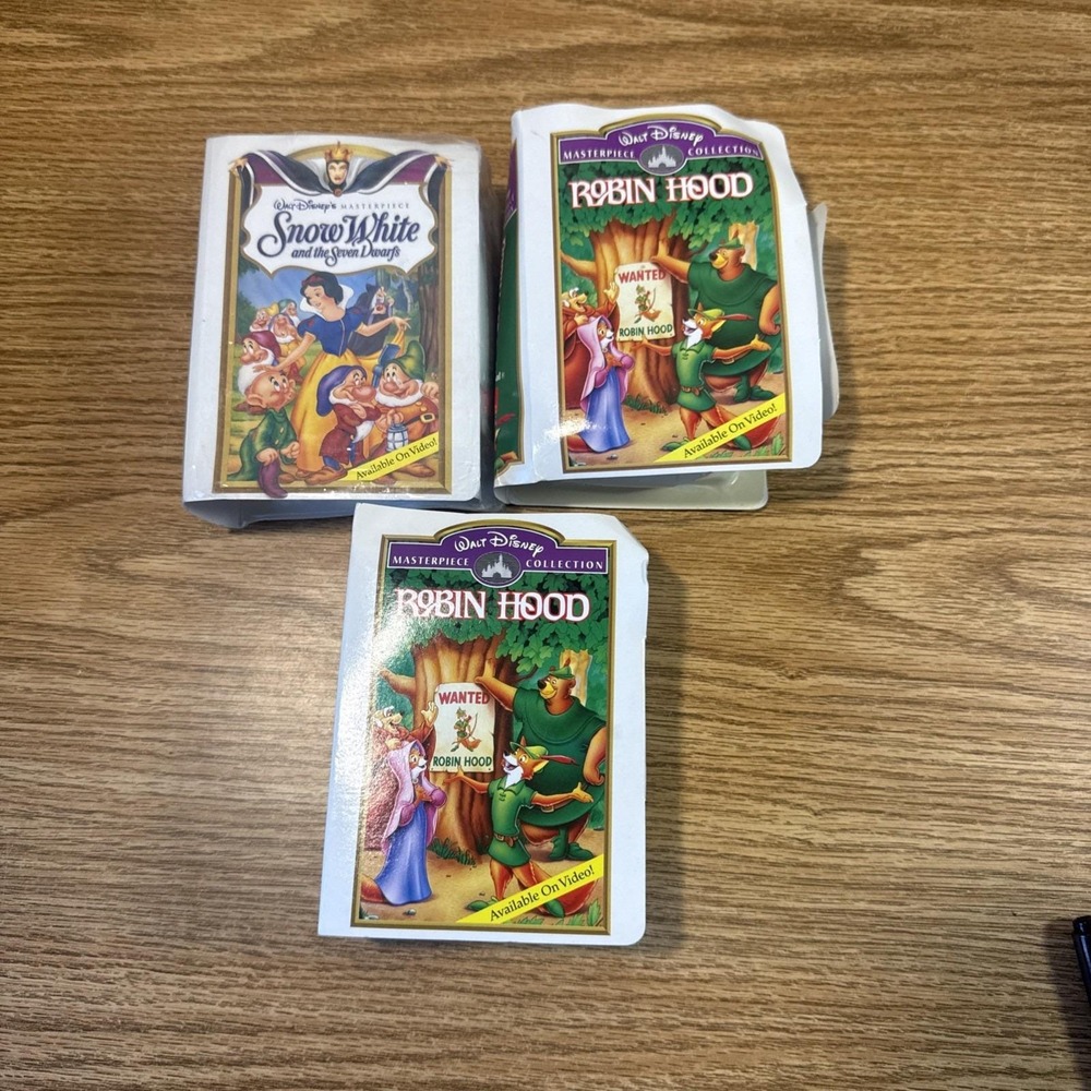 1996 Walt Disney MASTERPIECE COLLECTION McDonald's Happy Meal Toys Lot of 3